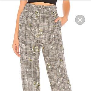 Majorelle plaid pants - worn once